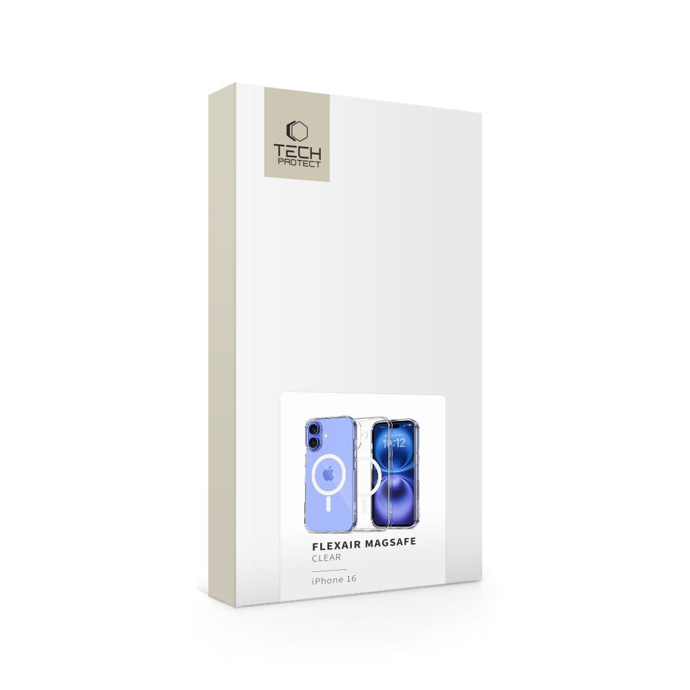 COPERTURA TECH-PROTECT FLEXAIR MAGSAFE IPHONE 16 TRASPARENTE
