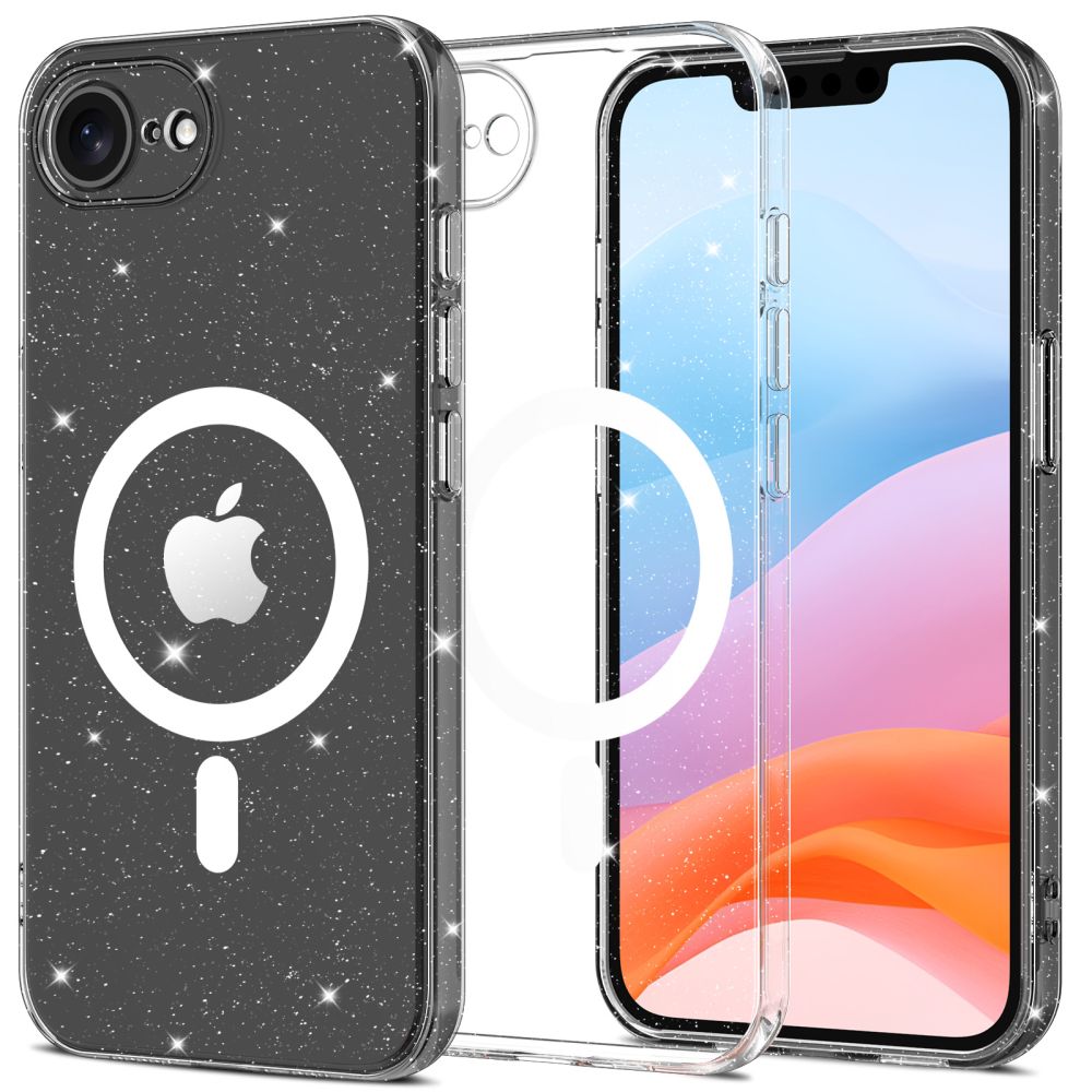 COPERTURA TECH-PROTECT FLEXAIR MAGSAFE IPHONE 16E GLITTER