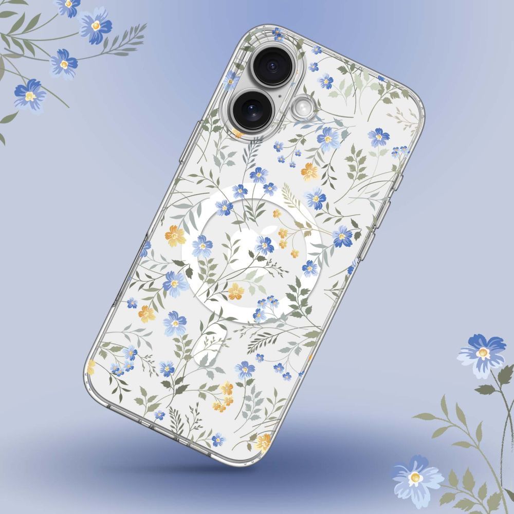 COPERTURA TECH-PROTECT FLEXAIR MAGSAFE IPHONE 16E FIORI DI PRIMAVERA