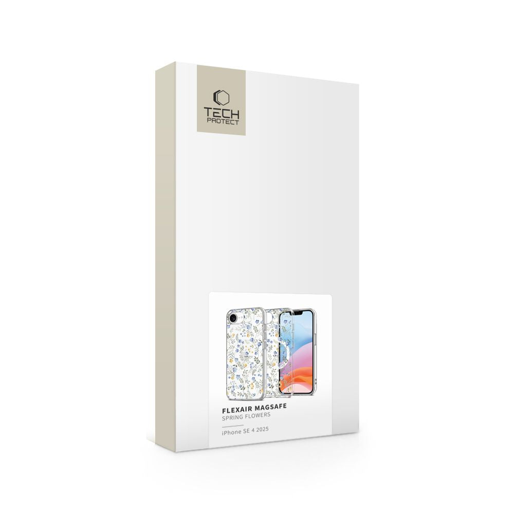 COPERTURA TECH-PROTECT FLEXAIR MAGSAFE IPHONE 16E FIORI DI PRIMAVERA