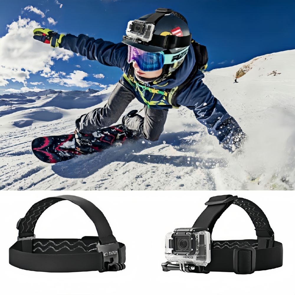 TECH-PROTECT GA100 MONTAGGIO PER TESTA GOPRO / DJI NERO