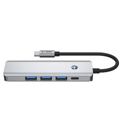 ADATTATORE HUB TECH-PROTECT HB01 5IN1 TYPE-C + USB3.0 + HDMI 4K 60HZ + PD100W GRIGIO SPAZIALE