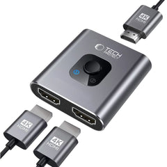 TECH-PROTECT HB07 ADATTATORE HUB 2IN1 HDMI 4K 60HZ GRIGIO SPAZIALE