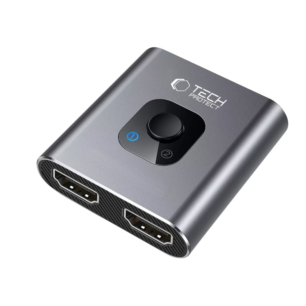 TECH-PROTECT HB07 ADATTATORE HUB 2IN1 HDMI 4K 60HZ GRIGIO SPAZIALE