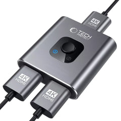 TECH-PROTECT HB07 ADATTATORE HUB 2IN1 HDMI 4K 60HZ GRIGIO SPAZIALE