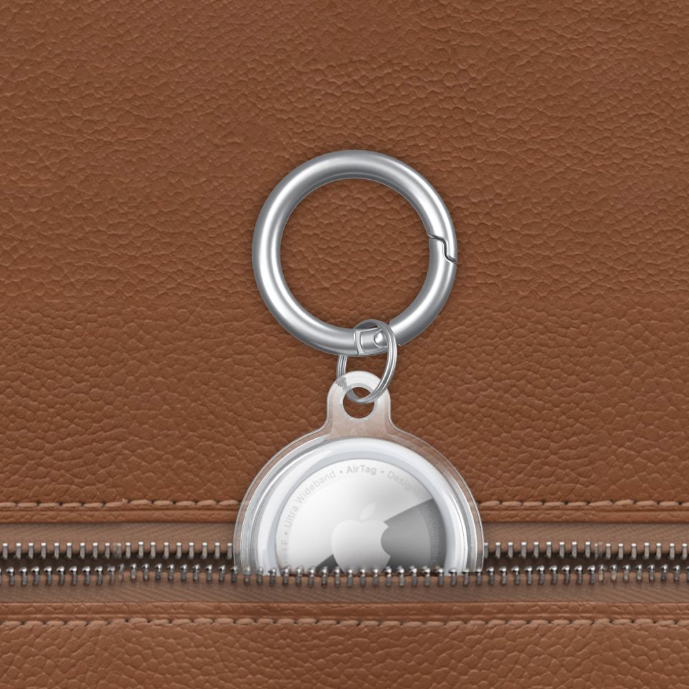 COPERTURA TECH-PROTECT ICON APPLE AIRTAG TRASPARENTE