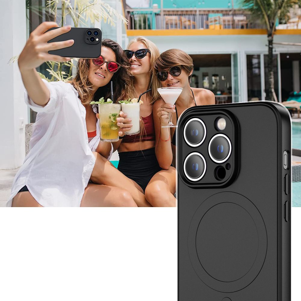 COPERTURA PER IPHONE 13 MAGSAFE HEYCASE ICON BLACK