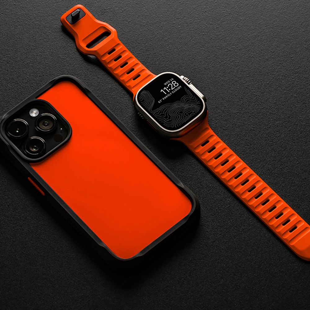 CINTURINO DOOP ICONBAND LINE APPLE WATCH 6 / 7 / 8 / 9 / 10 / SE / ULTRA 1 / 2 (44 / 45 / 46 / 49 MM) NERO