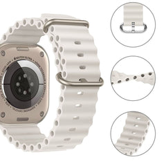 CINTURINO DOOP ICONBAND PRO PER APPLE WATCH 6 / 7 / 8 / 9 / 10 / SE / ULTRA 1 / 2 (44 / 45 / 46 / 49 MM) BEIGE