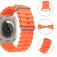 CINTURINO DOOP ICONBAND PRO PER APPLE WATCH 6 / 7 / 8 / 9 / 10 / SE / ULTRA 1 / 2 (44 / 45 / 46 / 49 MM) ARANCIONE