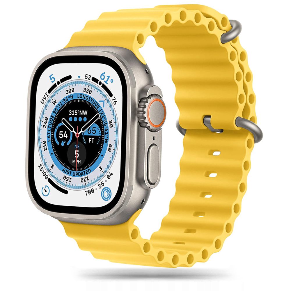 BRACCIALE DOOP ICONBAND PRO PER APPLE WATCH 6 / 7 / 8 / 9 / 10 / SE / ULTRA 1 / 2 (44 / 45 / 46 / 49 MM) GIALLO