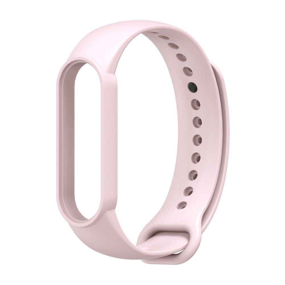 BRACCIALE IN SILICONE PER XIAOMI MI BAND 5 / 6 / 6 NFC / 7 HEYBAND ICON ROSA