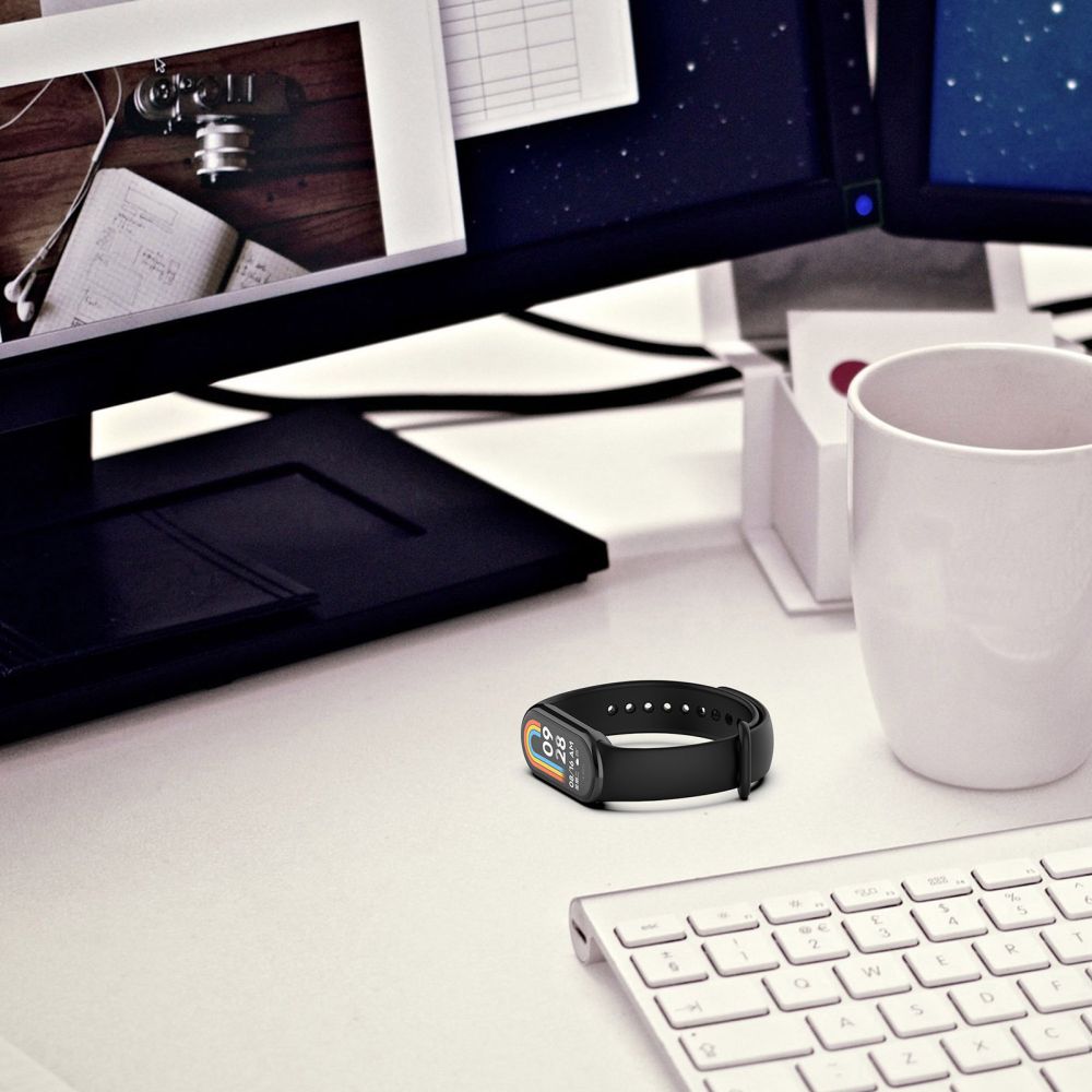BRACCIALE IN SILICONE PER XIAOMI MI BAND 8 / 9 / NFC HEYBAND ICON ARMY GREEN