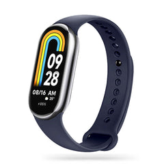 BRACCIALE IN SILICONE PER XIAOMI MI BAND 8 / 9 / NFC HEYBAND ICON NAVY
