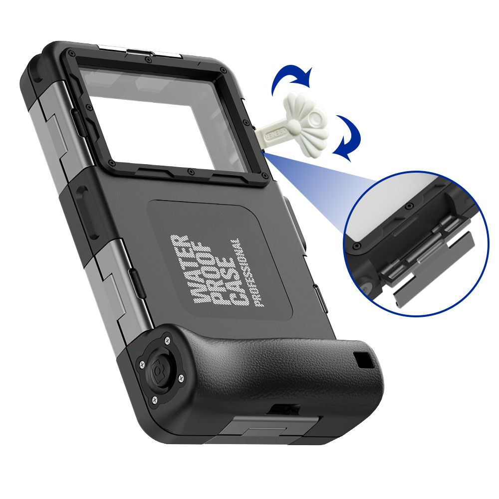CUSTODIA IMPERMEABILE TECH-PROTECT IPX8 UNIVERSALE PER IMMERSIONE NERA