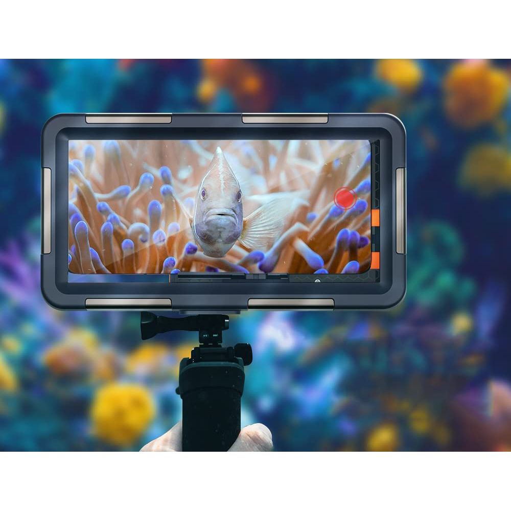 CUSTODIA IMPERMEABILE TECH-PROTECT IPX8 UNIVERSALE PER IMMERSIONE NERA