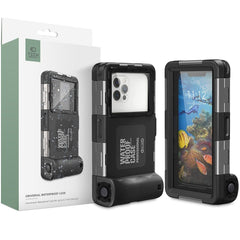 CUSTODIA IMPERMEABILE TECH-PROTECT IPX8 UNIVERSALE PER IMMERSIONE NERA