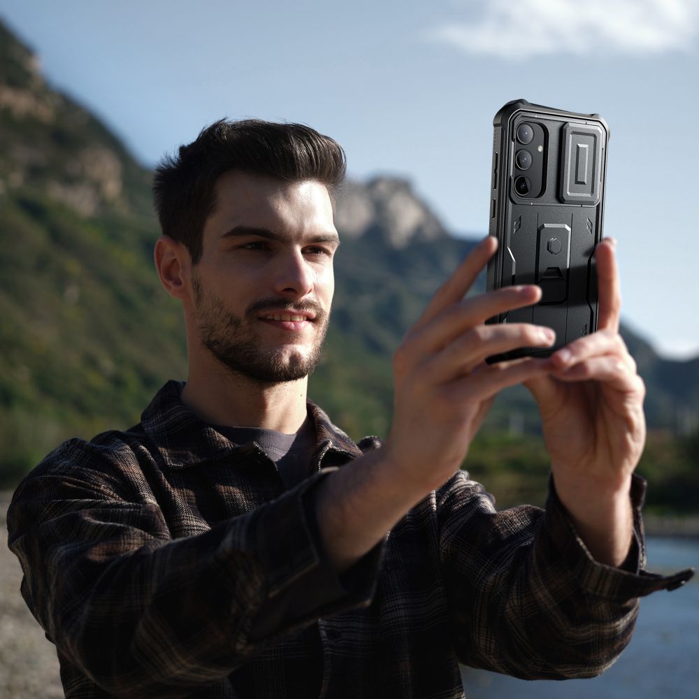 COPERTURA TECH-PROTECT KEVLAR CAM+ GALAXY A55 5G NERA