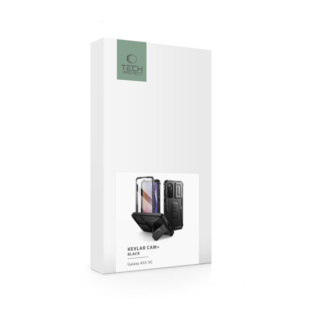 COPERTURA TECH-PROTECT KEVLAR CAM+ GALAXY A55 5G NERA