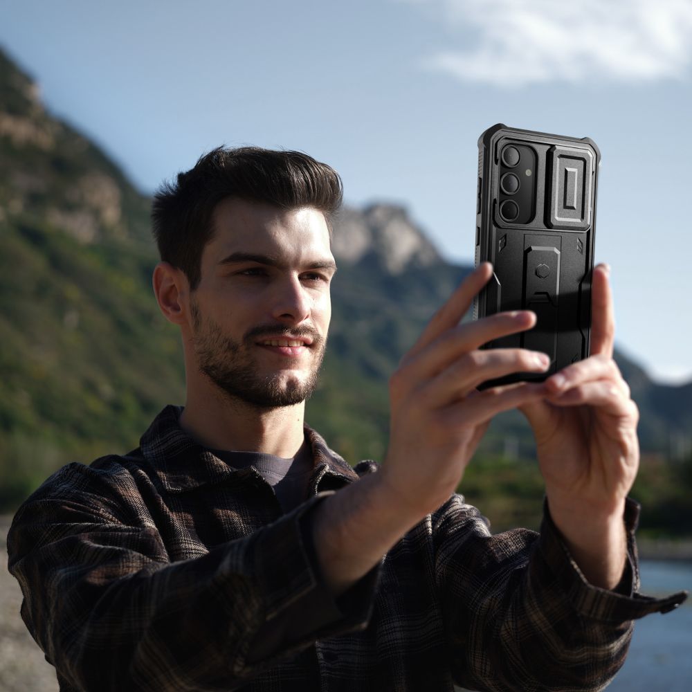 COPERTURA TECH-PROTECT KEVLAR CAM+ GALAXY S24 FE NERA