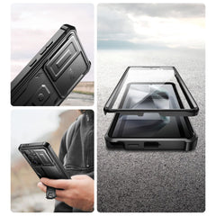 COPERTURA TECH-PROTECT KEVLAR CAM+ GALAXY S24 ULTRA NERA