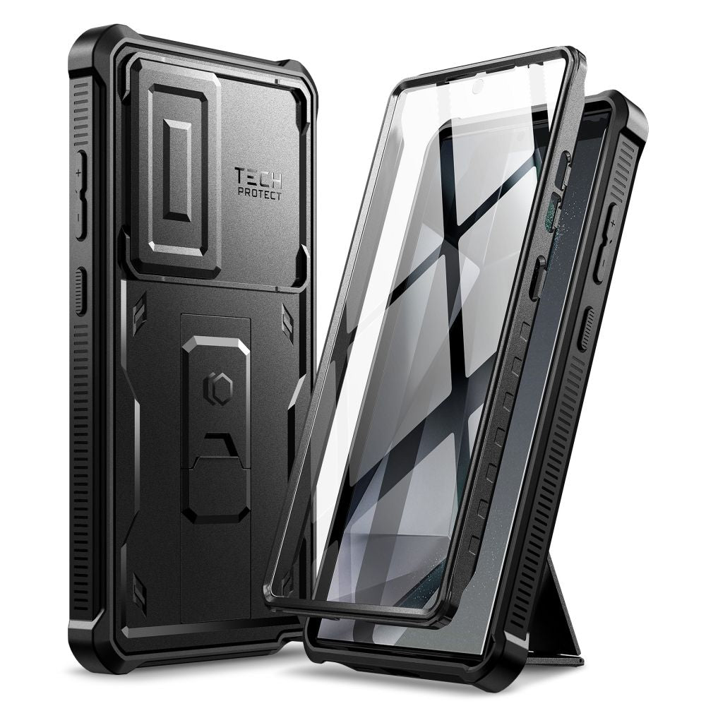 COPERTURA TECH-PROTECT KEVLAR CAM+ GALAXY S24 ULTRA NERA