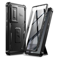 COPERTURA TECH-PROTECT KEVLAR CAM+ GALAXY S24 ULTRA NERA