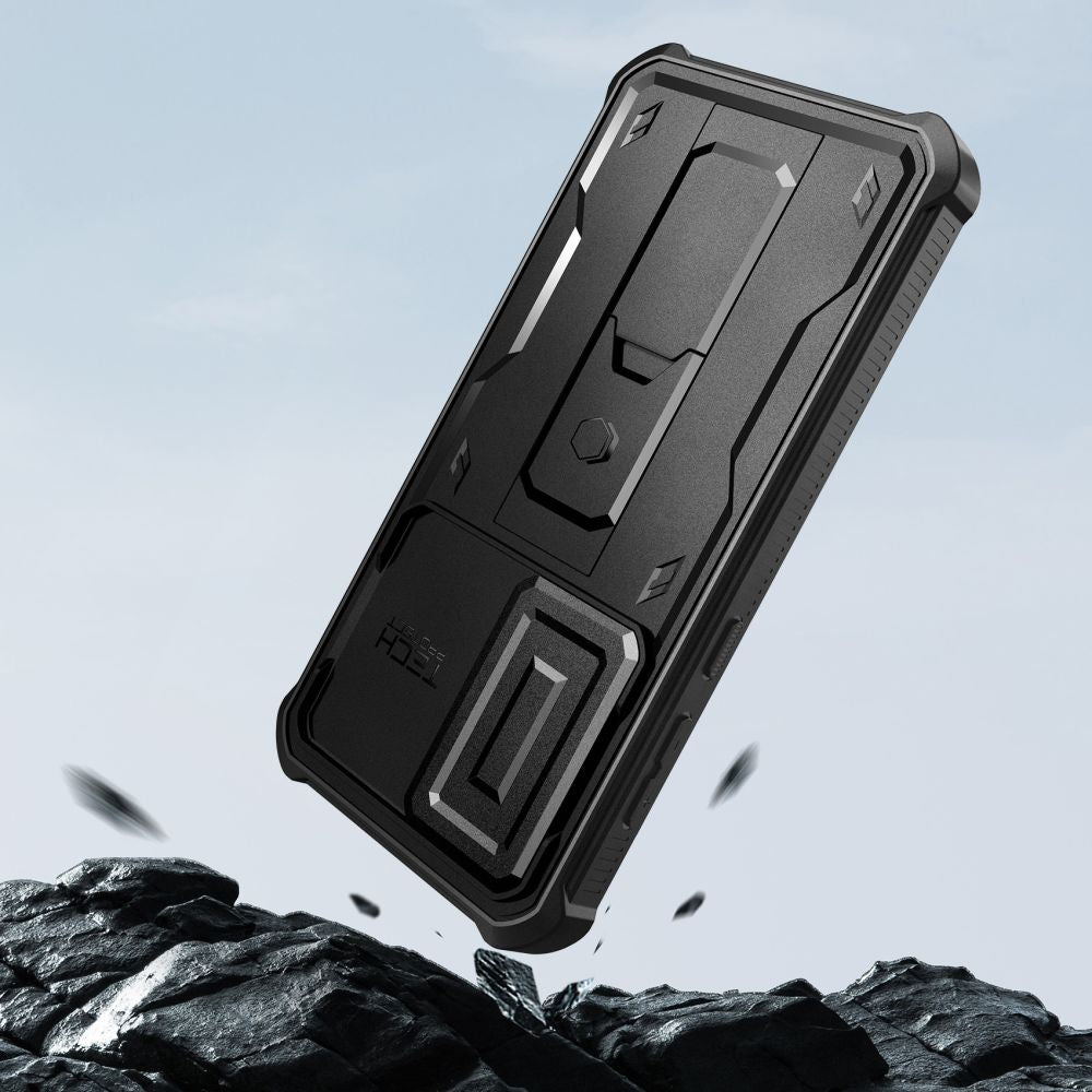 COPERTURA TECH-PROTECT KEVLAR CAM+ GALAXY S25+ PLUS NERA