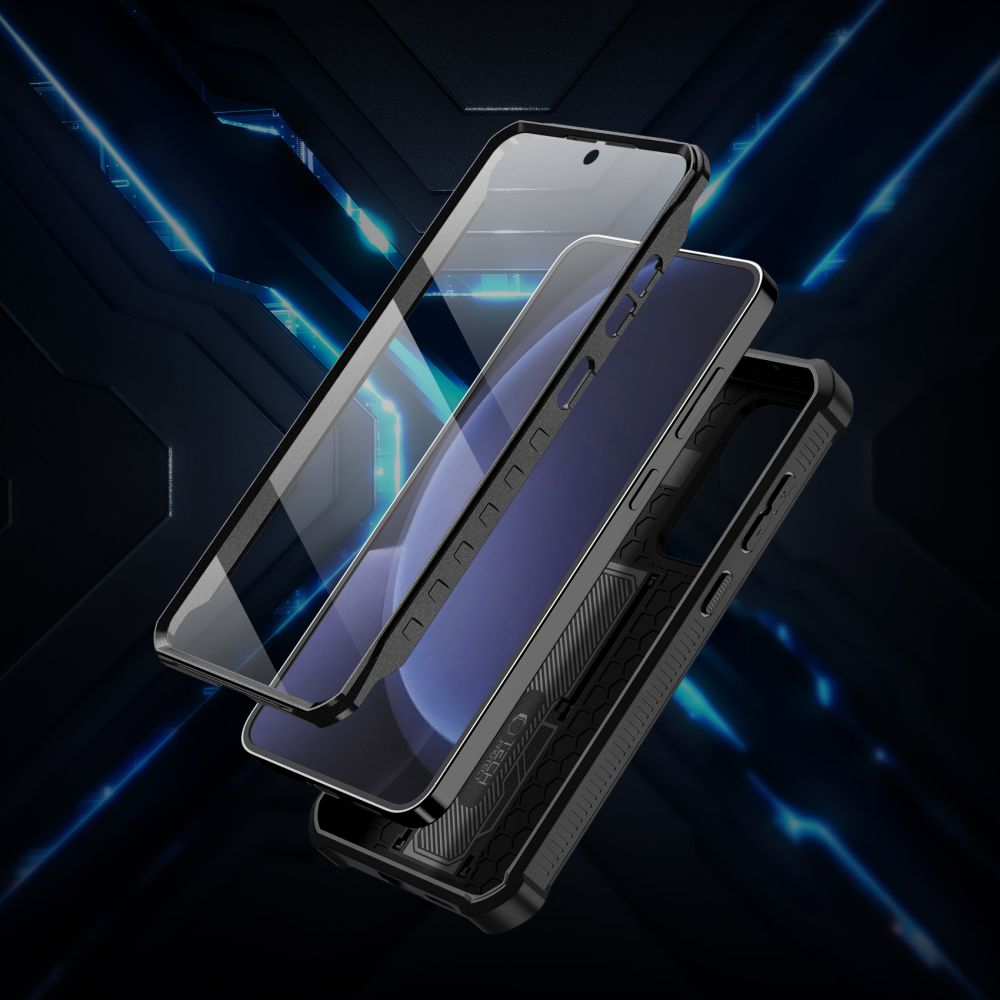 COPERTURA TECH-PROTECT KEVLAR CAM+ GALAXY S25+ PLUS NERA