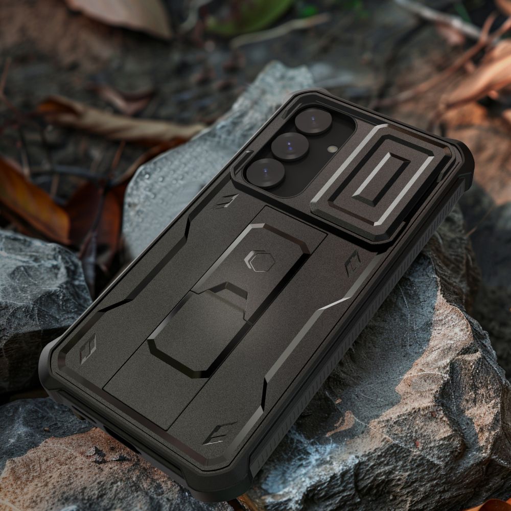 COPERTURA TECH-PROTECT KEVLAR CAM+ GALAXY S25+ PLUS NERA