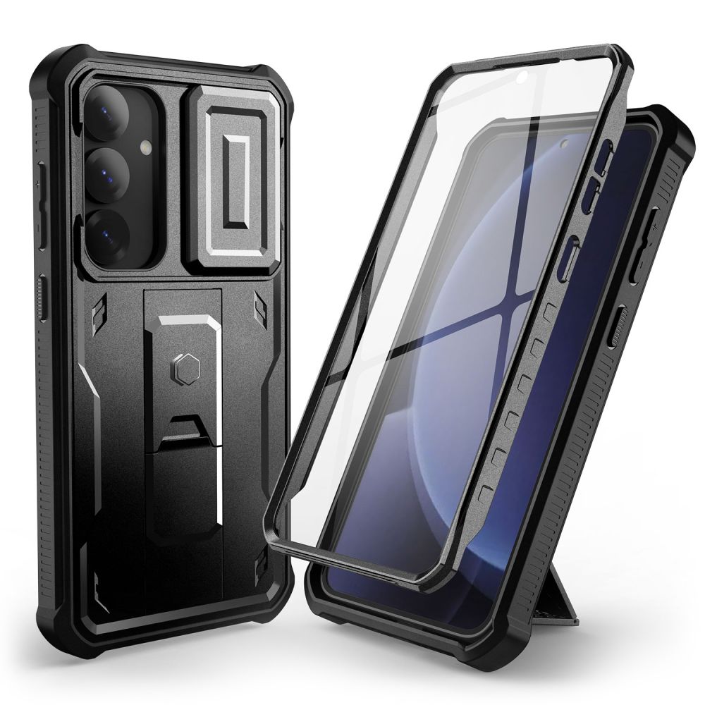 COPERTURA TECH-PROTECT KEVLAR CAM+ GALAXY S25+ PLUS NERA