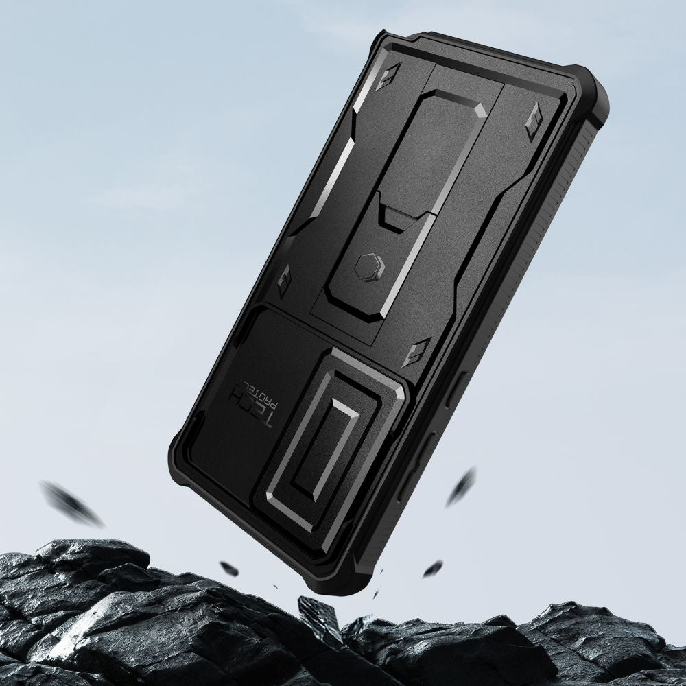COPERTURA TECH-PROTECT KEVLAR CAM+ GALAXY S25 ULTRA NERA