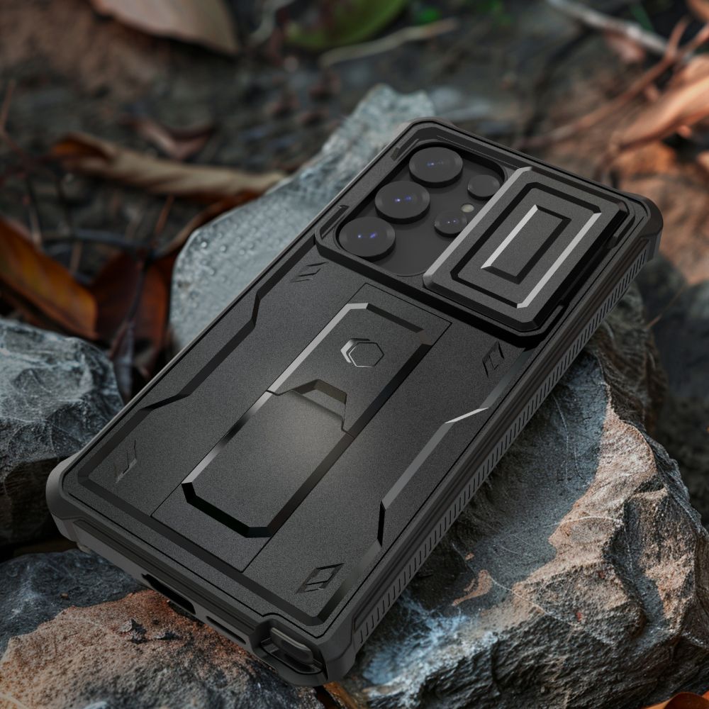 COPERTURA TECH-PROTECT KEVLAR CAM+ GALAXY S25 ULTRA NERA