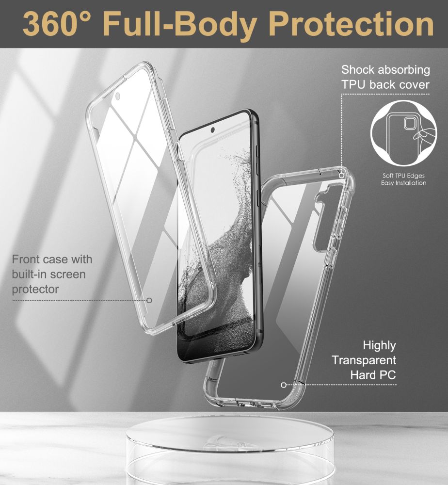 TECH-PROTECT KEVLAR GALAXY S23+ PLUS TRASPARENTE