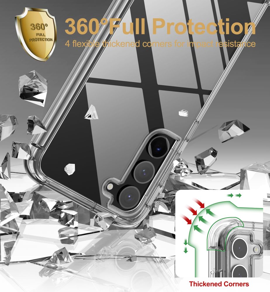 TECH-PROTECT KEVLAR GALAXY S23+ PLUS TRASPARENTE