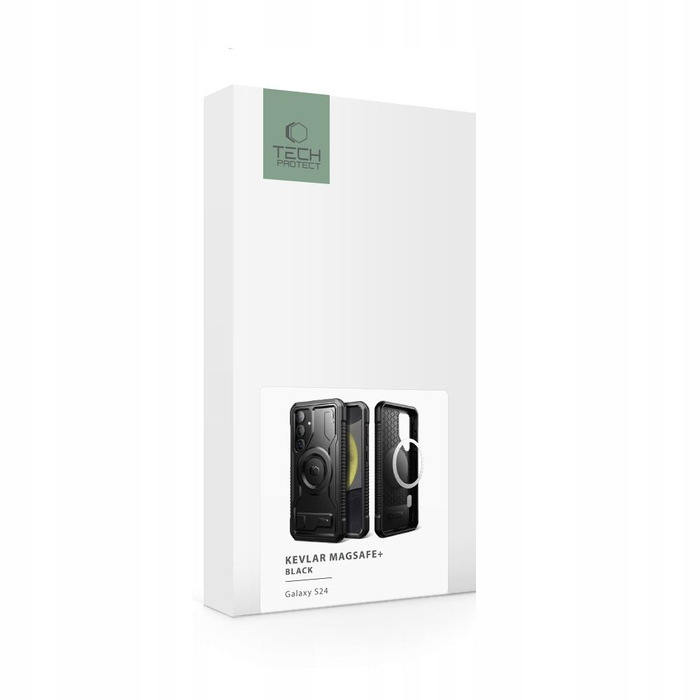 COPERTURA TECH-PROTECT KEVLAR MAGSAFE+ GALAXY S24 NERA