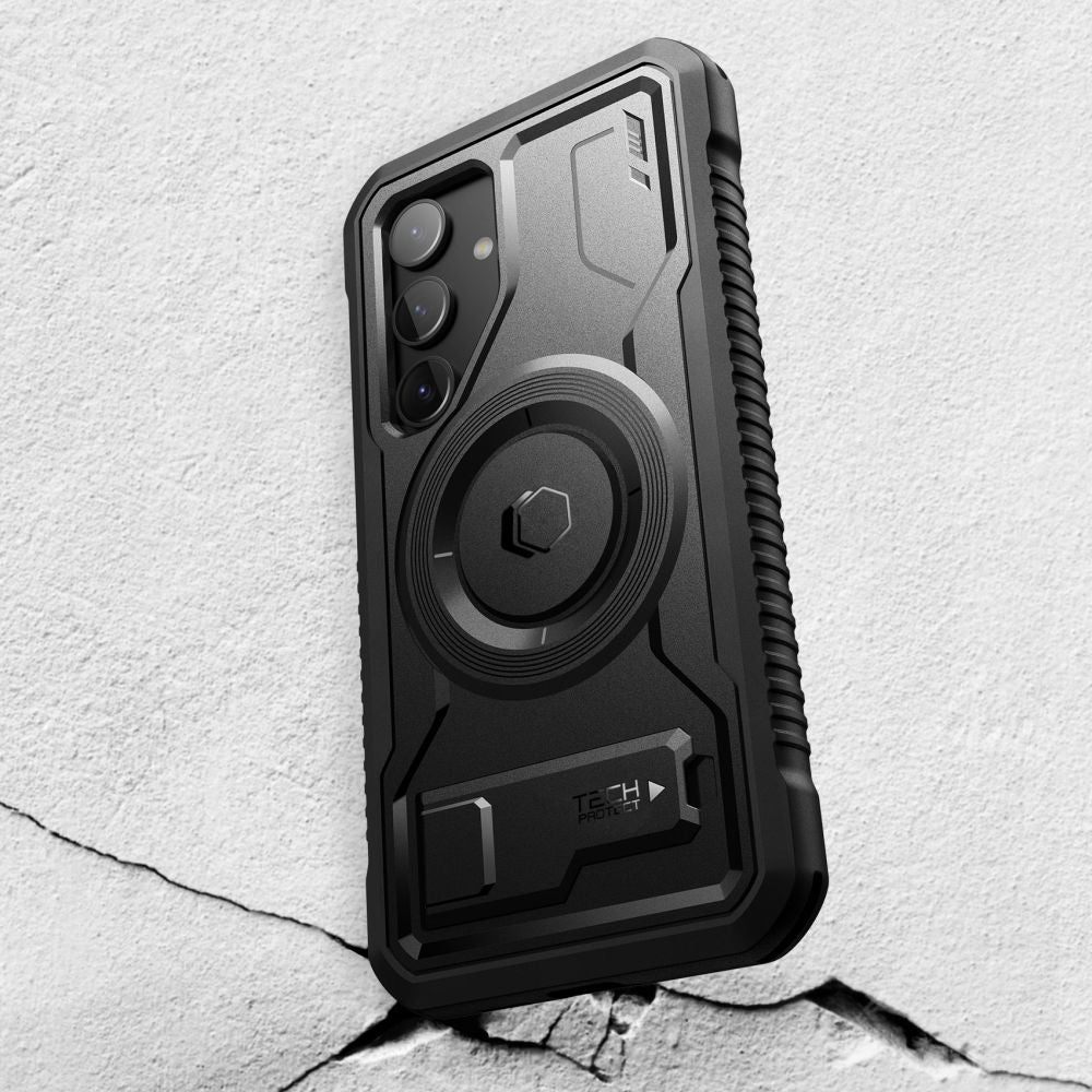 COPERTURA TECH-PROTECT KEVLAR MAGSAFE+ GALAXY S24+ PLUS NERA