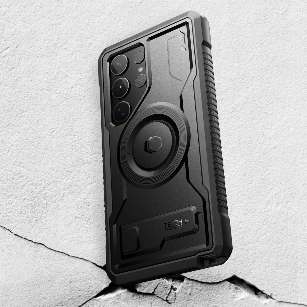 COPERTURA TECH-PROTECT KEVLAR MAGSAFE+ GALAXY S24 ULTRA NERA