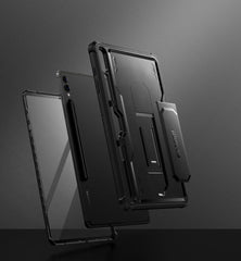 COPERTURA / INVOLUCRO PER SAMSUNG GALAXY TAB S9+ PLUS 12.4 X810 / X816B TECH-PROTECT KEVLAR PRO NERO