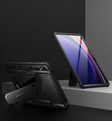 COPERTURA / INVOLUCRO PER SAMSUNG GALAXY TAB S9+ PLUS 12.4 X810 / X816B TECH-PROTECT KEVLAR PRO NERO