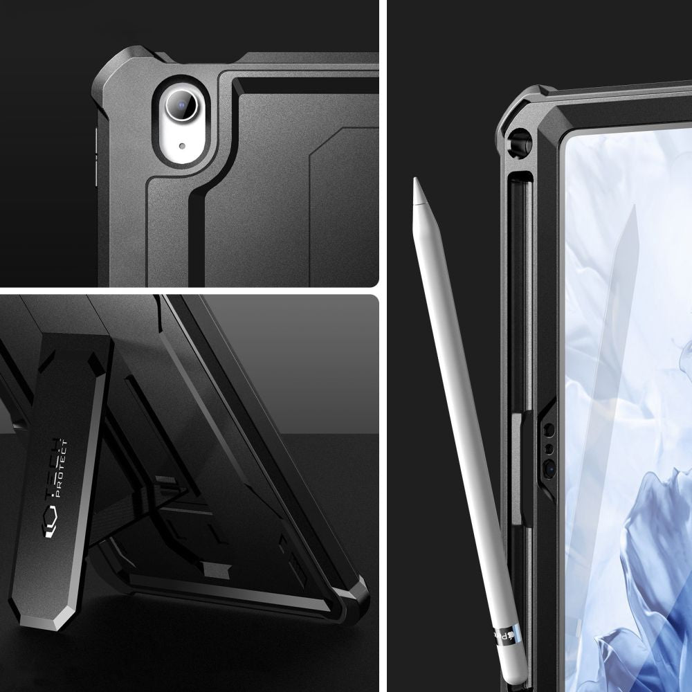 COPERTURA / INVOLUCRO PER IPAD 10.9” 10 / 2022 / 11” 11 / 2025 TECH-PROTECT KEVLAR PRO NERO