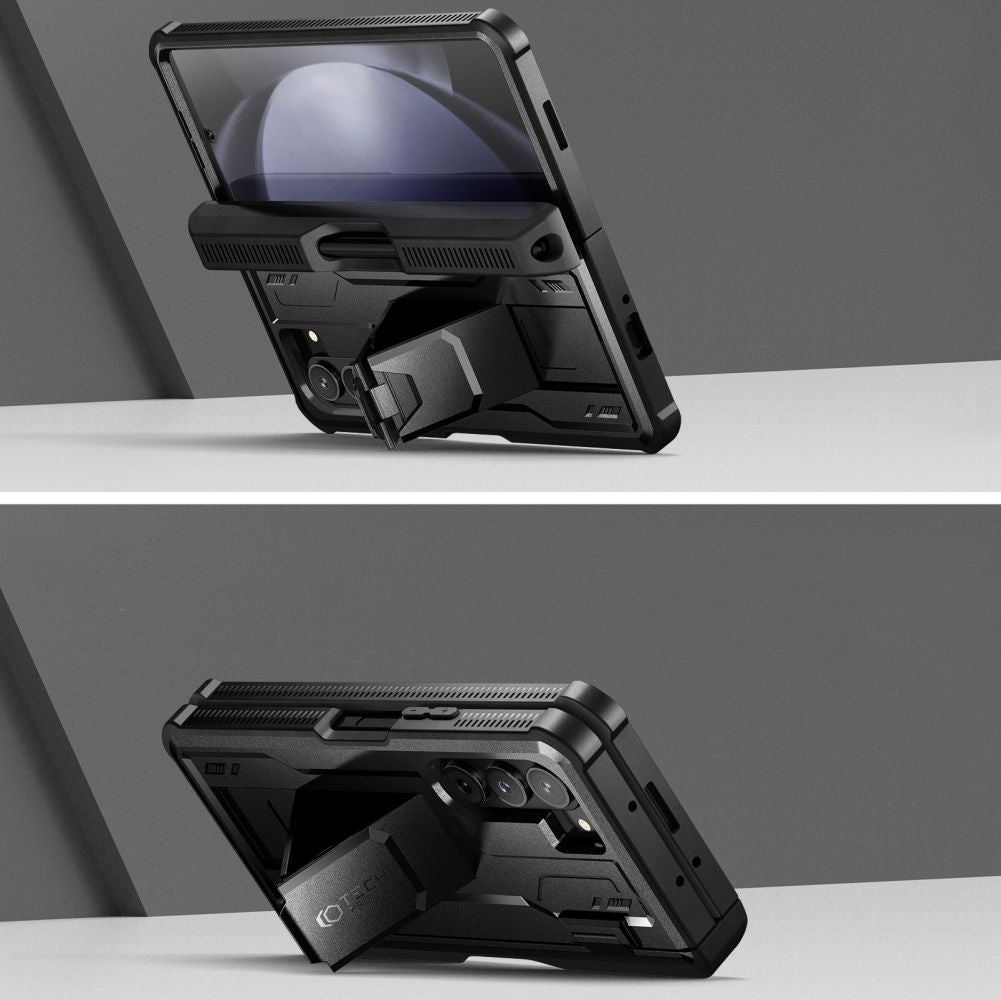 COPERTURA TECH-PROTECT KEVLAR PRO PEN GALAXY Z FOLD 5 NERA
