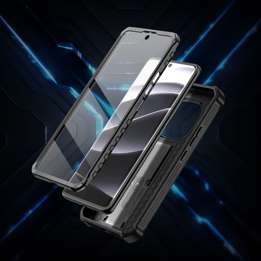 COPERTURA TECH-PROTECT KEVLAR PRO XIAOMI REDMI NOTE 14 PRO 5G / POCO X7 5G NERA