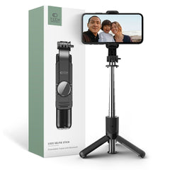 SELFIE STICK TECH-PROTECT L02S TREPPIEDE SELFIE WIRELESS NERO