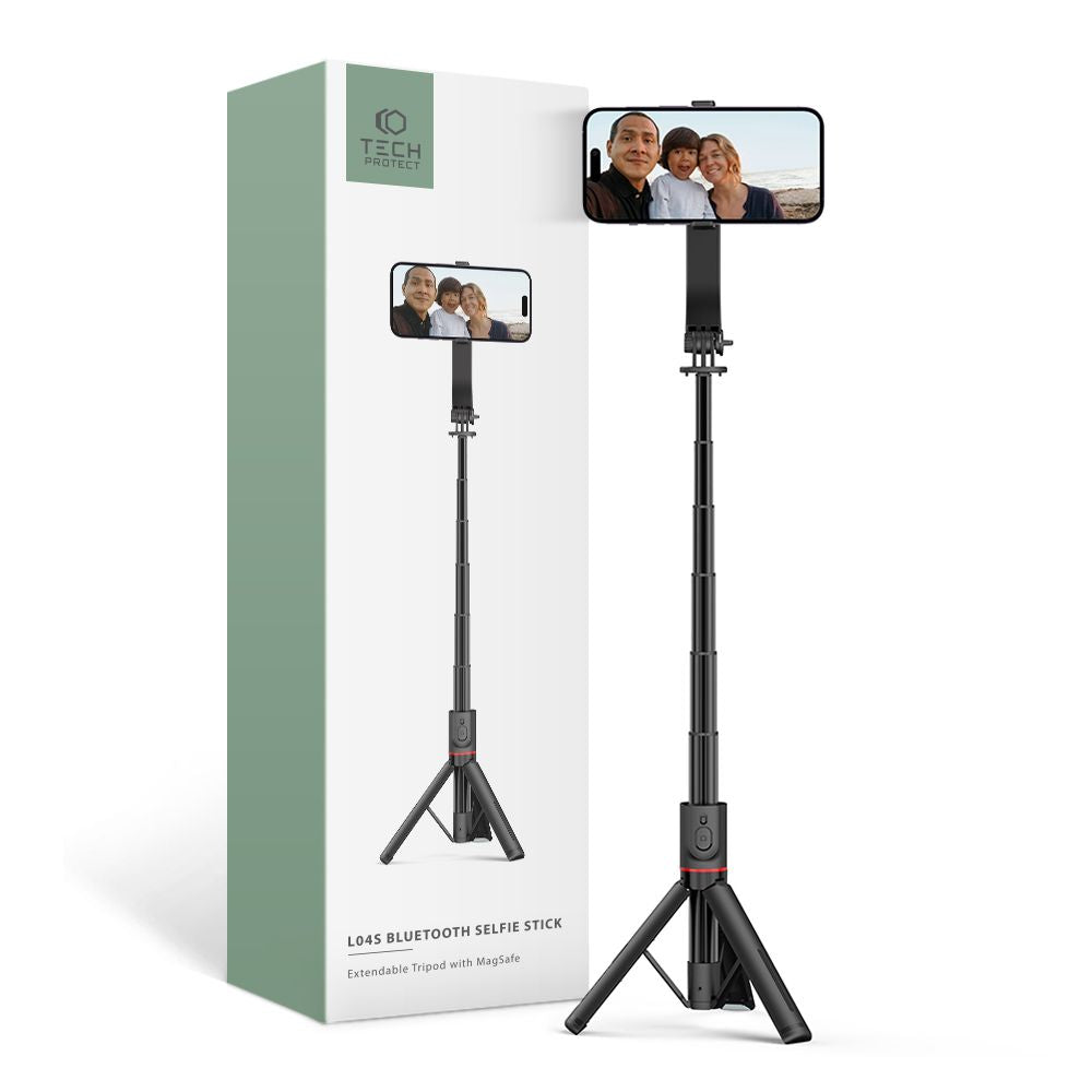 TECH-PROTECT L04S MAGSAFE SELFIE STICK TRIPOD WIRELESS NERO