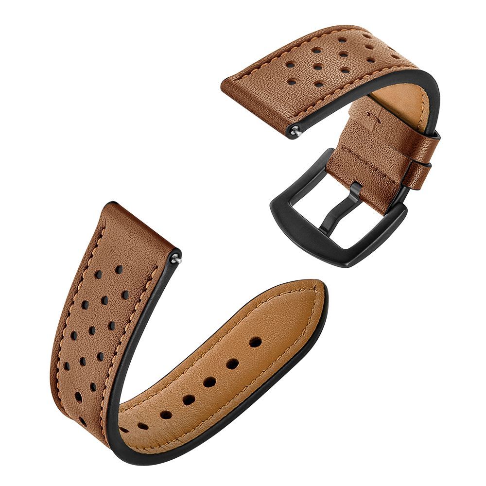CINTURINO HEYBAND IN PELLE PER SAMSUNG GALAXY WATCH 4 / 5 / 5 PRO / 6 / 7 / FE MARRONE