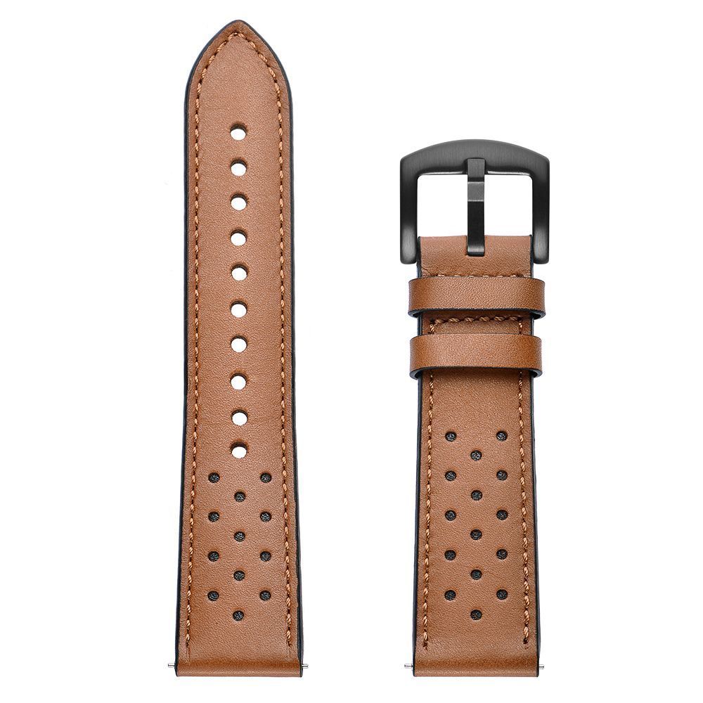 CINTURINO HEYBAND IN PELLE PER SAMSUNG GALAXY WATCH 4 / 5 / 5 PRO / 6 / 7 / FE MARRONE