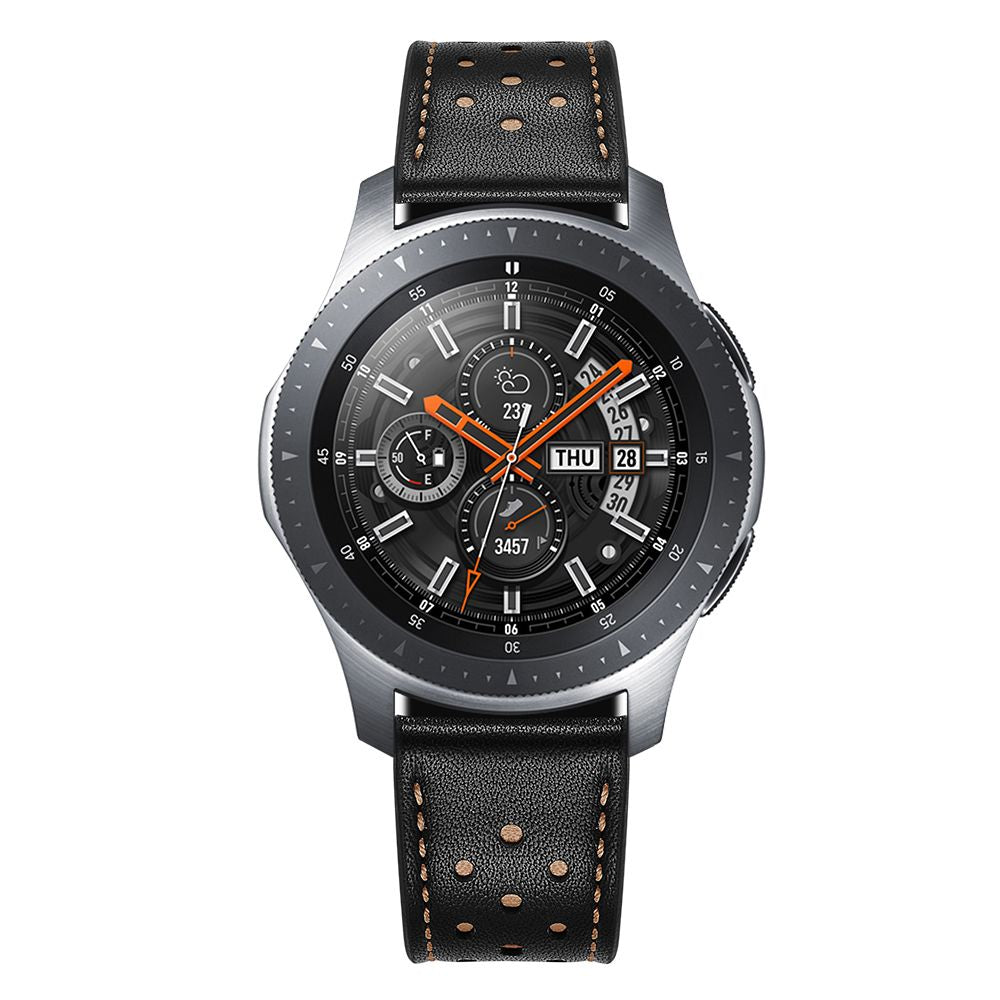 CINTURINO HEYBAND IN PELLE PER SAMSUNG GALAXY WATCH 46MM NERO