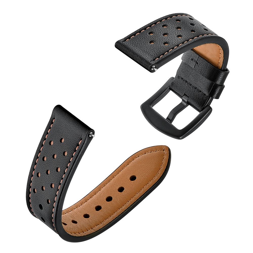 CINTURINO HEYBAND IN PELLE PER SAMSUNG GALAXY WATCH 46MM NERO