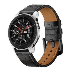 CINTURINO HEYBAND IN PELLE PER SAMSUNG GALAXY WATCH 46MM NERO